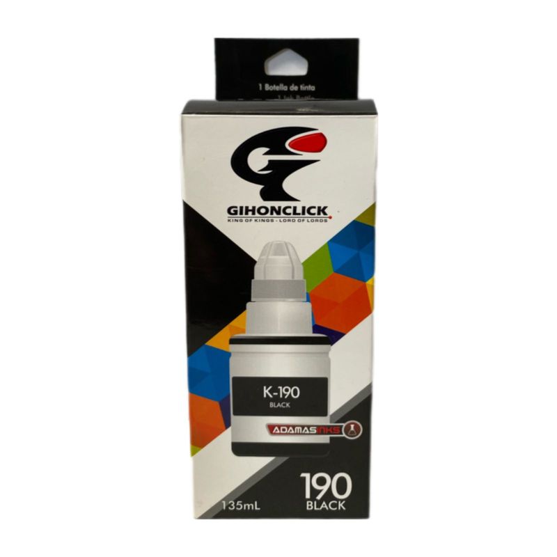 GIHONCLICK - TINTA GENERICA GIHONCLICK PARA CANON M-190 820 BLACK 135ML