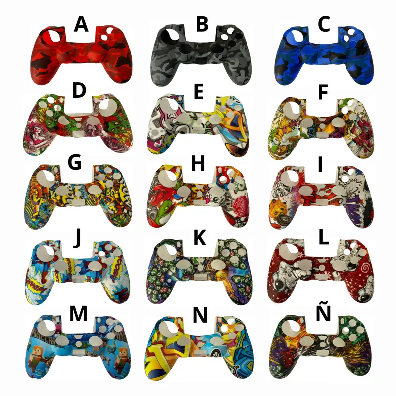 GENERICO - Funda En Silicona De Diseño Para Control Ps4