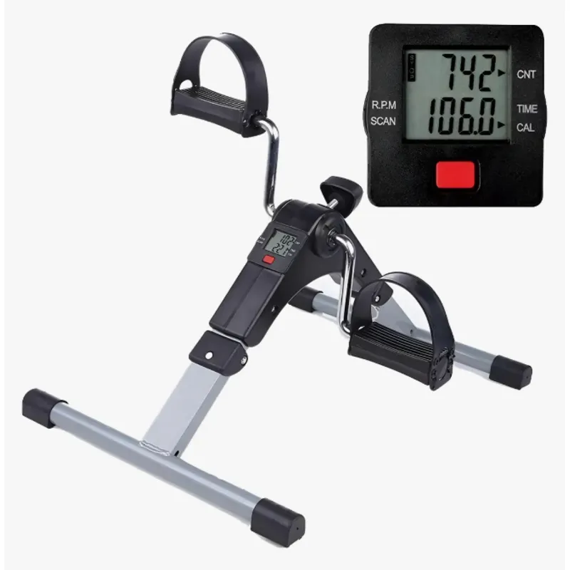 GENERICO - MINI BICICLETA ESTATICA PORTATIL CON PANTALLA