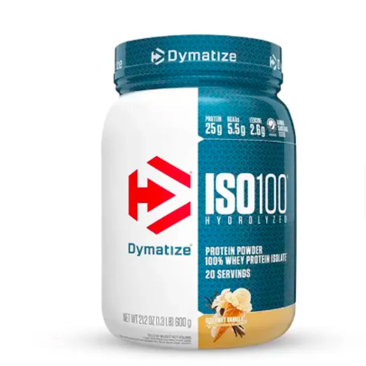 DYMATIZE - ISO100 Dymatize Vainilla 100% Hidrolizada  610g ENVIO RAPIDO