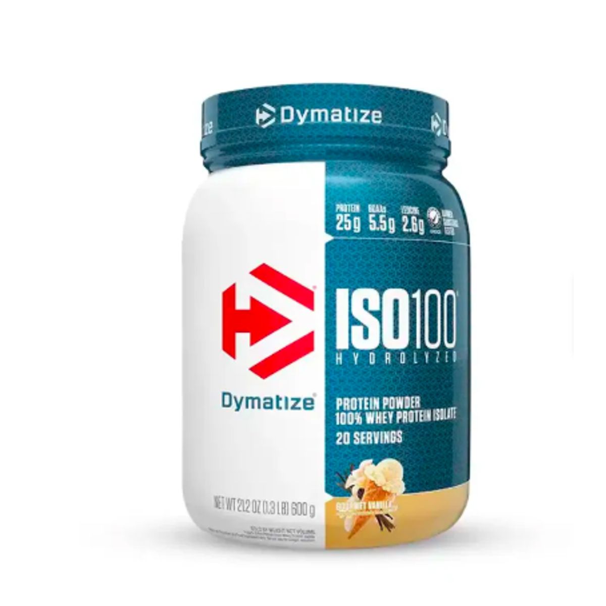 DYMATIZE - ISO100 Dymatize Vainilla 100% Hidrolizada  610g ENVIO RAPIDO
