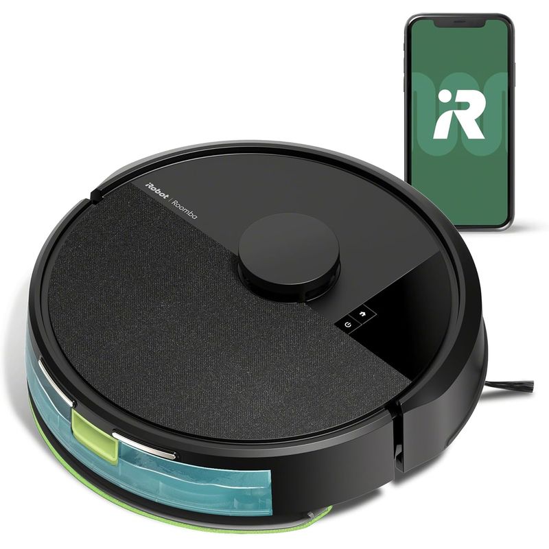 IROBOT - Aspiradora y mopa iRobot Roomba 105 navegación LiDAR potente