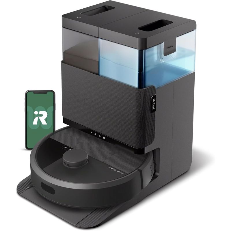 IROBOT - Robot aspirador y fregas iRobot Roomba Plus 404 con autolimpieza