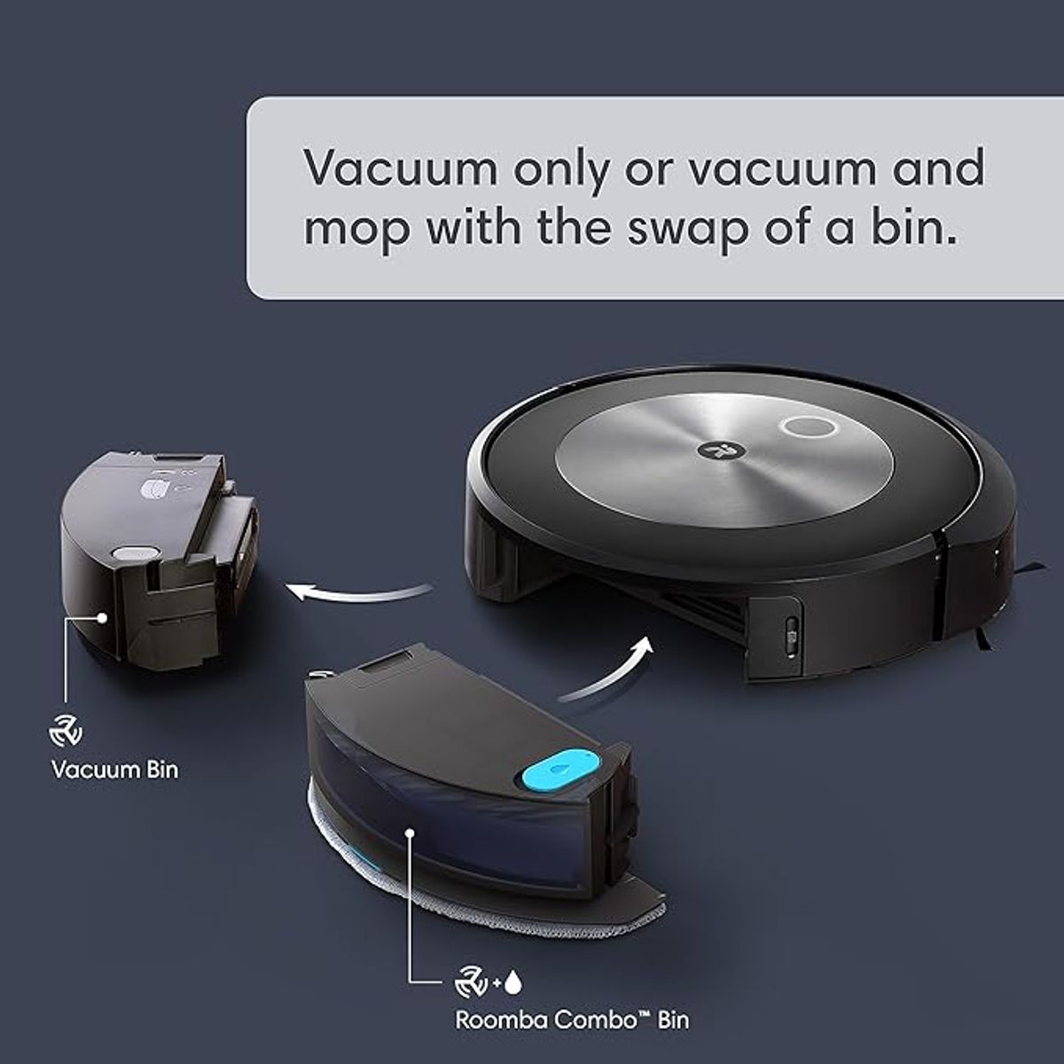 IROBOT - Robot aspirador y fregas iRobot Roomba Combo j5 con mapeo inteligente