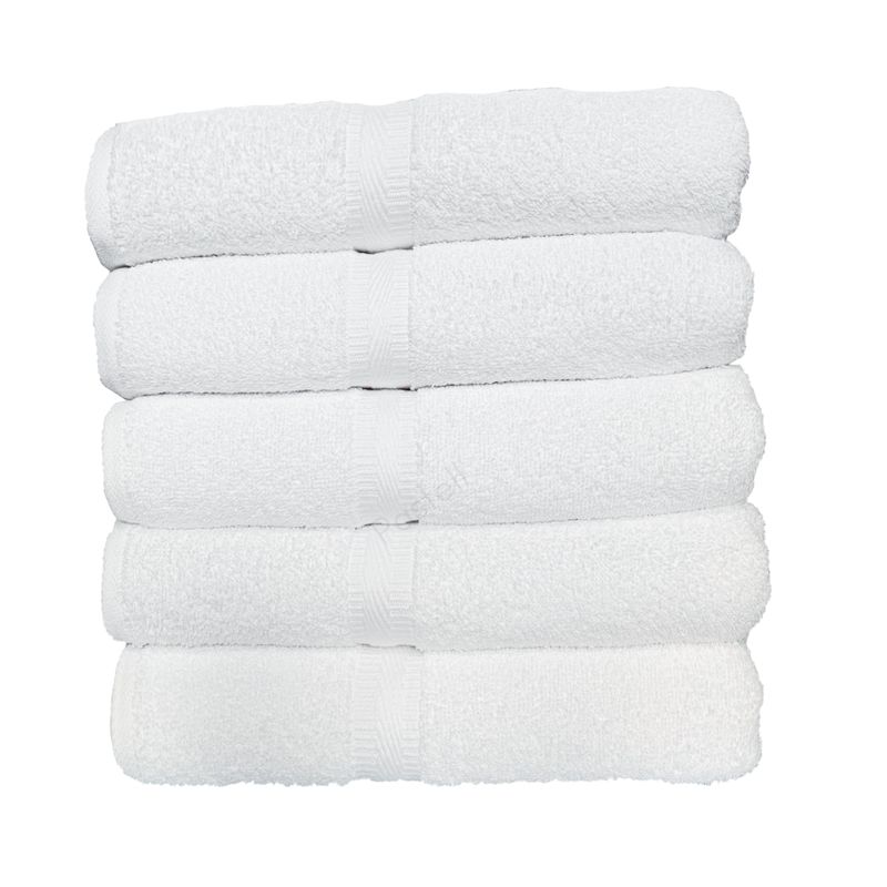 CANNON - 5 toallas Cannon hotelera cuerpo 100% algodón 72x135 - 500 GRAMOS