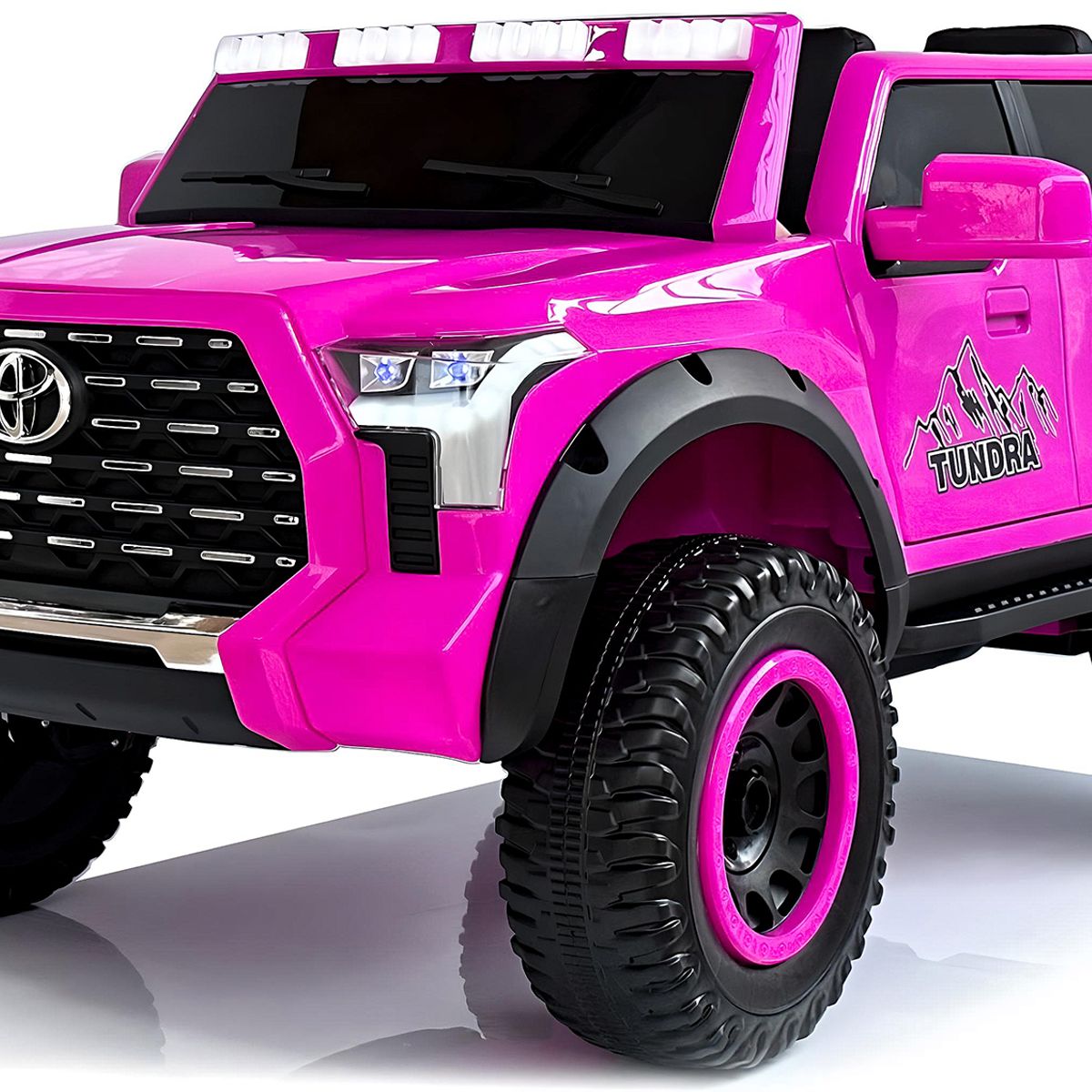 TOYOTA - Carro Toyota 4x4 Electrico 12v Llant Caucho Control - Fucsia