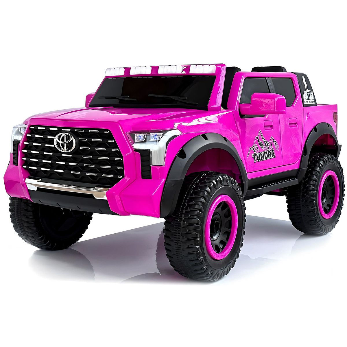TOYOTA - Carro Toyota 4x4 Electrico 12v Llant Caucho Control - Fucsia