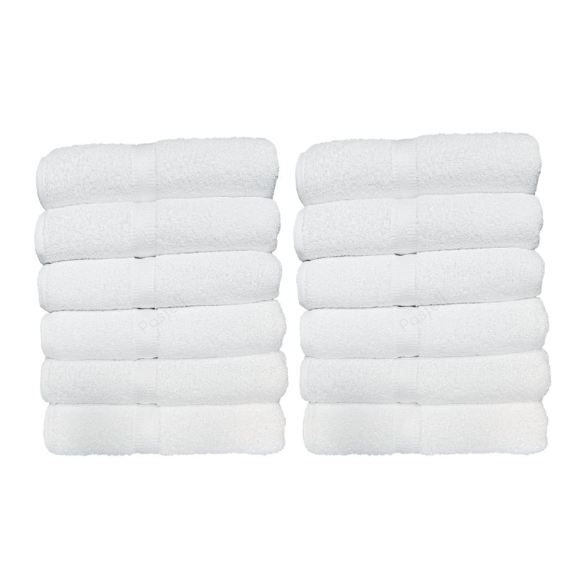 CANNON - 12 toallas de baño cannon 100% algodón - 500gr 72cm x 132cm