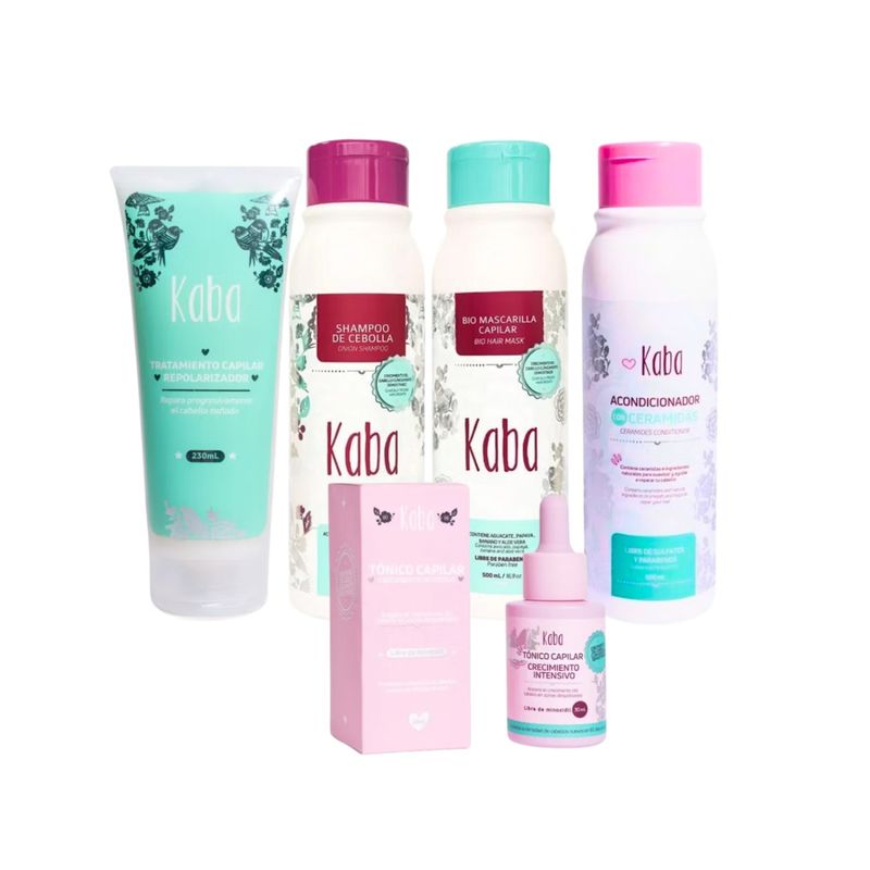 KABA - Kit Crecimiento Intensivo kaba 5 Productos