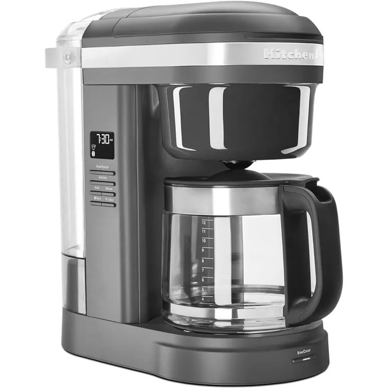 KITCHENAID - Cafetera KitchenAid KCM1208DG 12 Tazas Ducha Espiral Gris