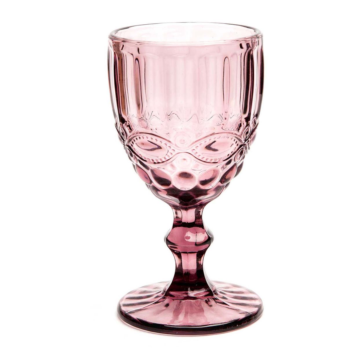 OCT GLASSWARE - SET 6 COPAS VINO AGUA VINTAGE 10 ONZ ROSE