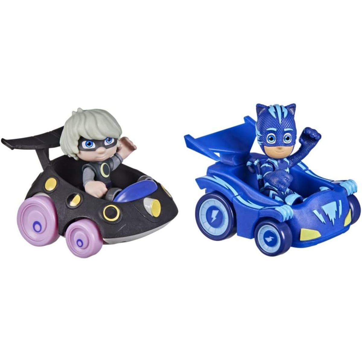 HASBRO - Figura Vehículo Pj Masks Catboy Vs Luna Girl Battle Racers