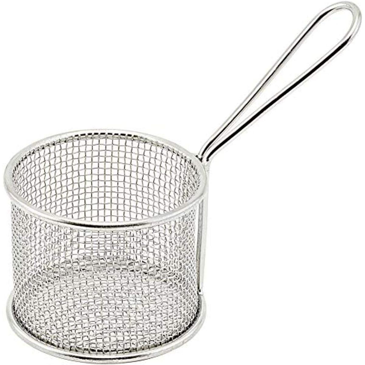WINCO - Mini freidora WINCO cesta redonda 375x3