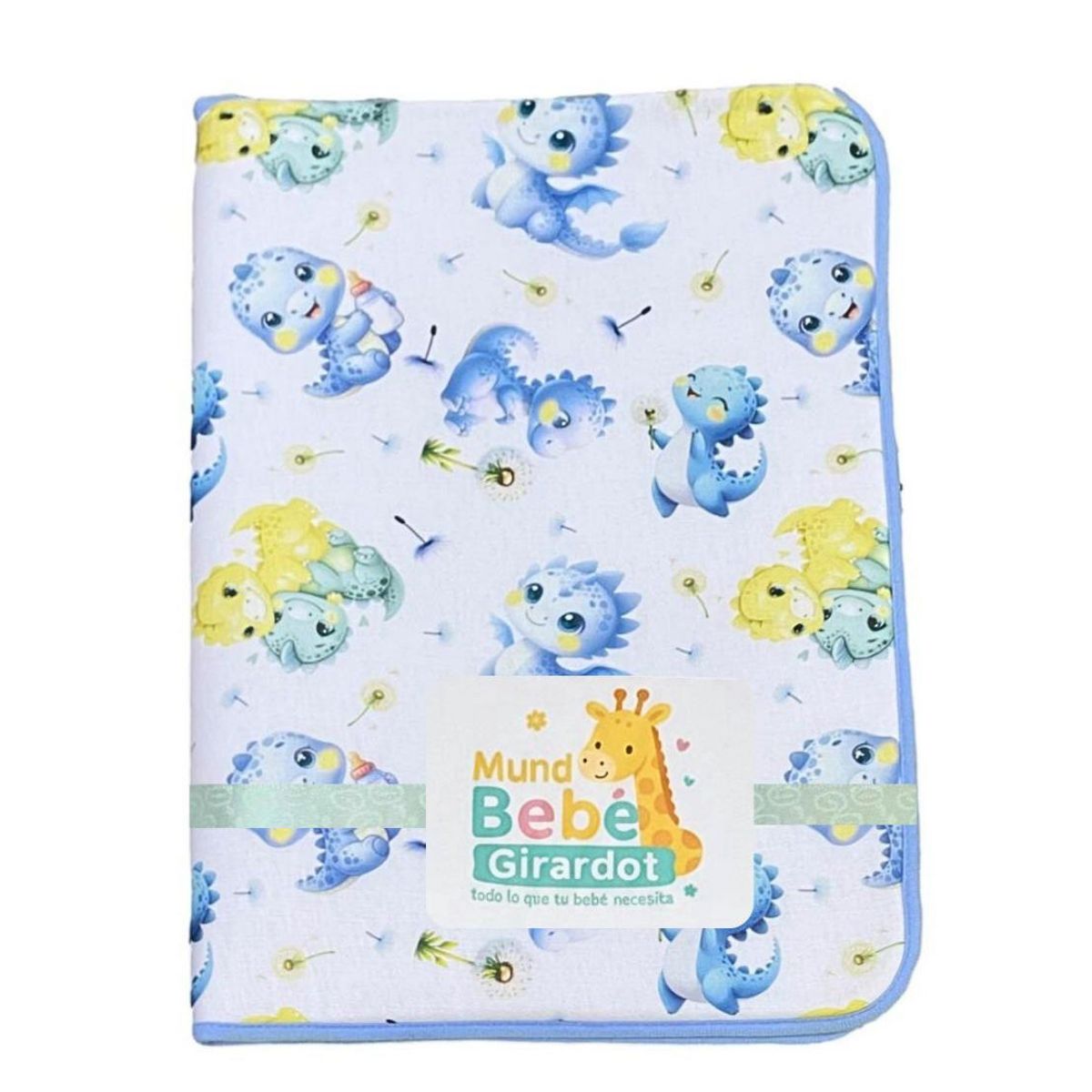 MUNDO BEBE - Cambiador Bebé Acolchado Estampado Antialergico Impermeable