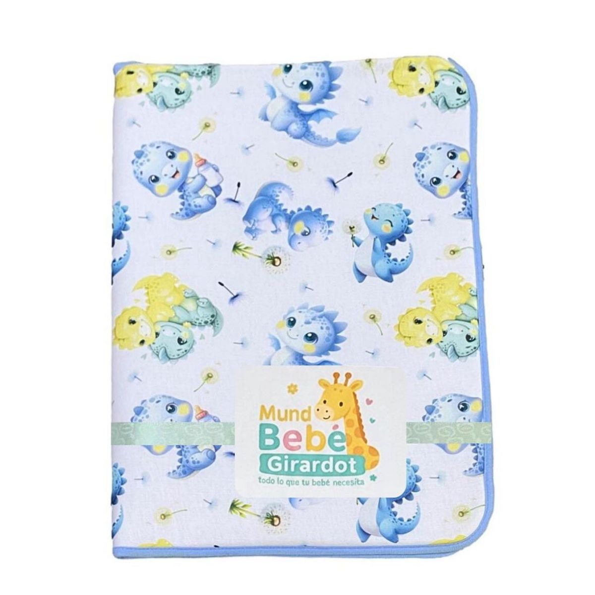 MUNDO BEBE - Cambiador Bebé Acolchado Estampado Antialergico Impermeable