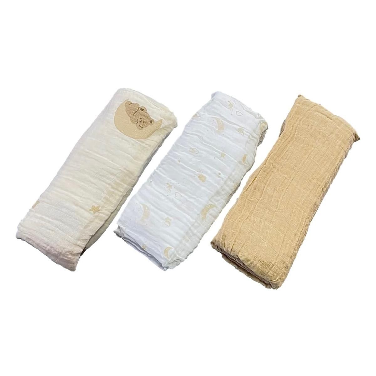 MUNDO BEBE - Cobertor Para Bebe niña Muselina X3 bebé