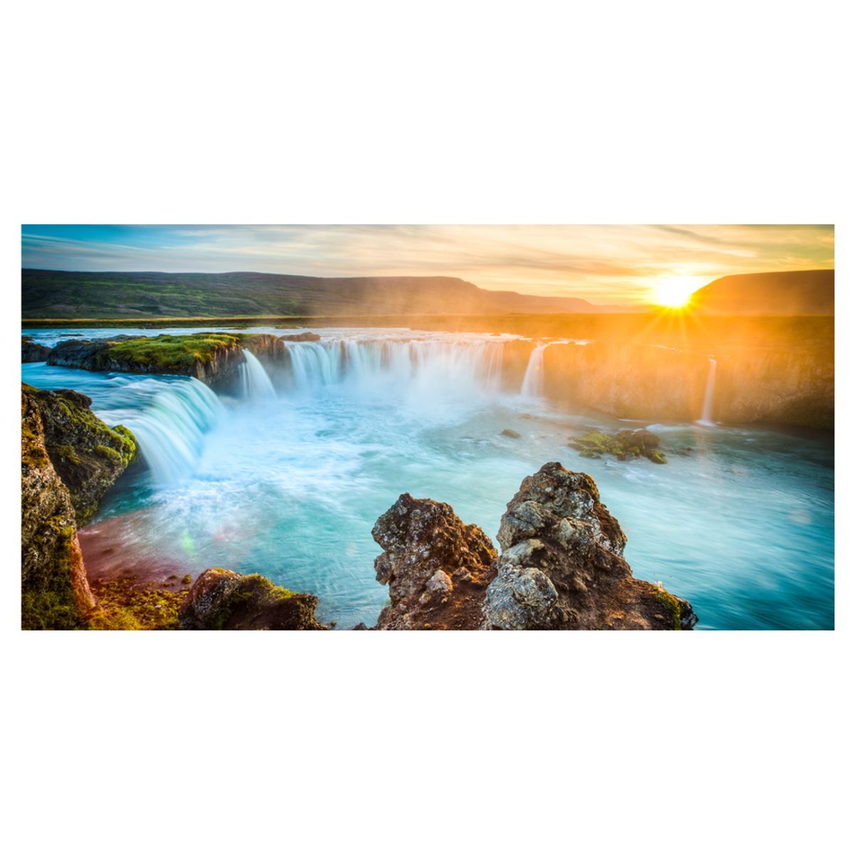 GENERICO - Cuadro Decorativo Marco MDF Imagen Digital vinilo adhesivo 120x60cm