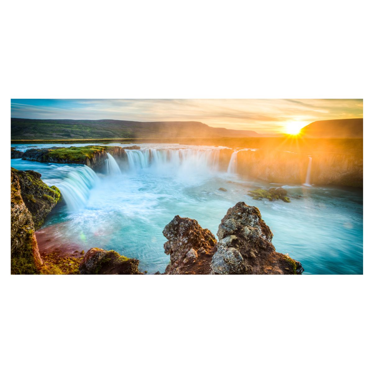 GENERICO - Cuadro Decorativo Marco MDF Imagen Digital vinilo adhesivo 120x60cm