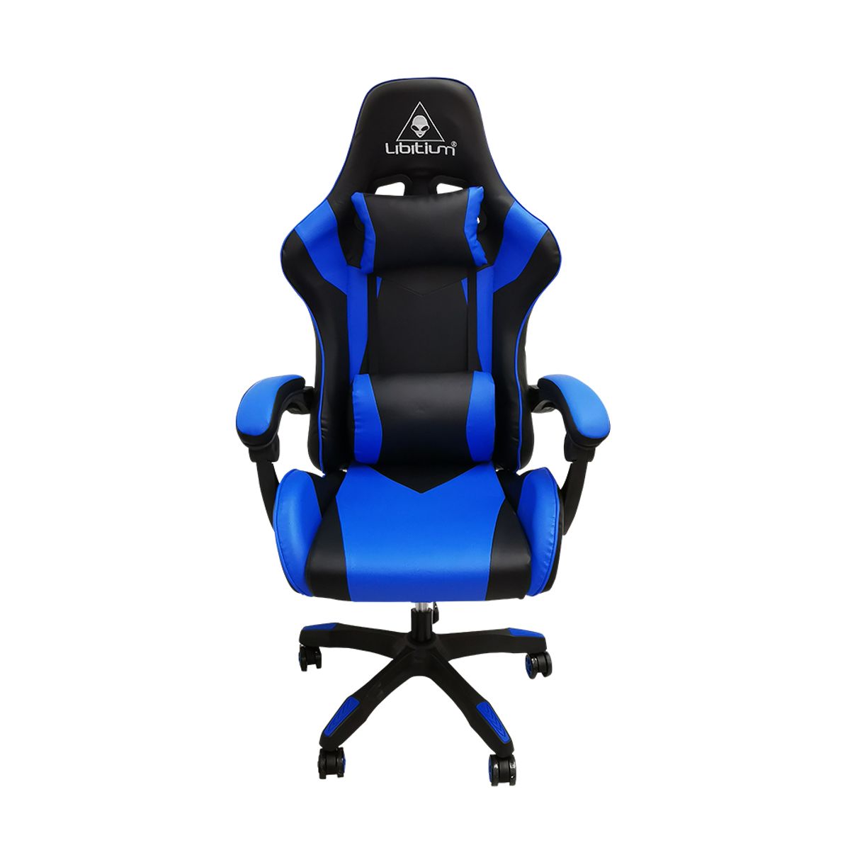 LIBITIUM - Silla de Oficina Gamer Ergonómica Libitium Azul Reclinable