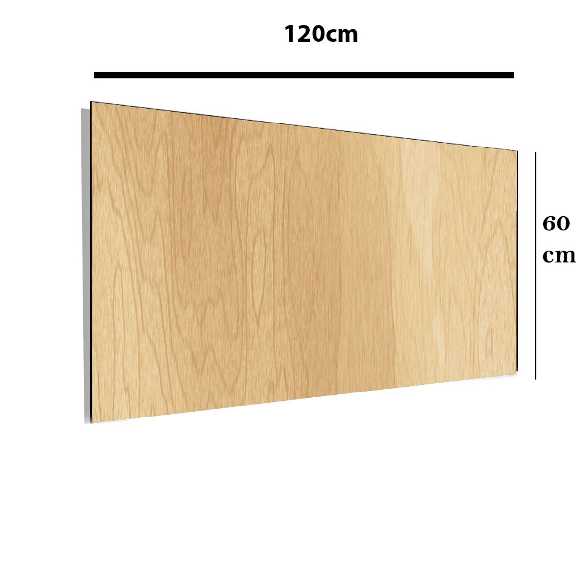 GENERICO - Cuadro Decorativo Madera Imagen Vinilo 120x60cm