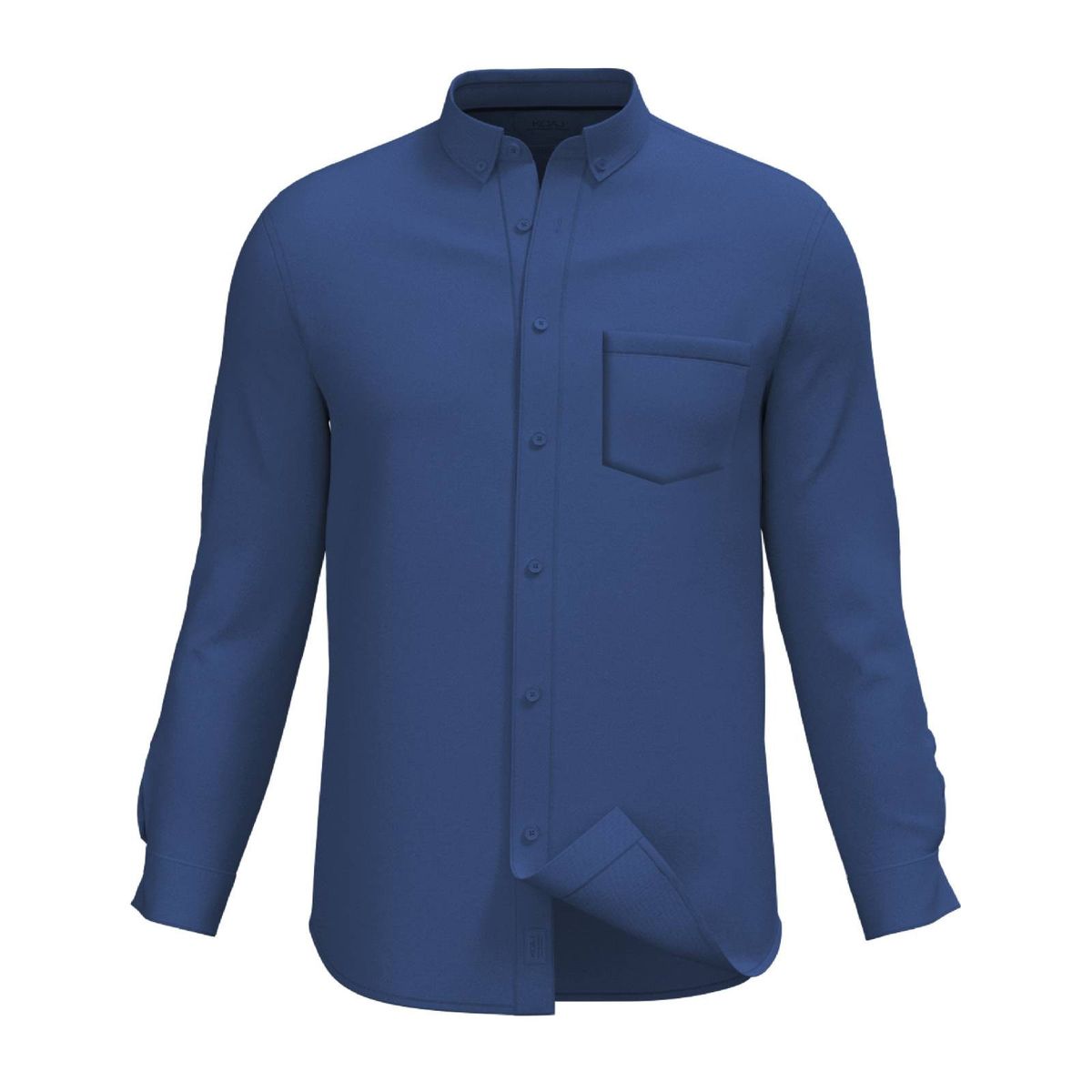 KOAJ - KOAJ Camisa cuello button down, manga larga en slim fit Hombre