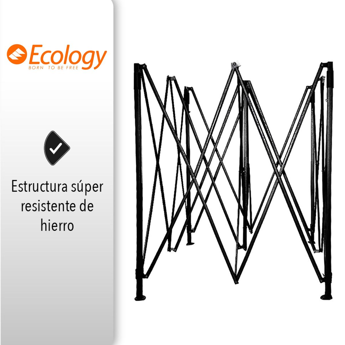 ECOLOGY - Toldo 3x3 Tipo Acordeon Ecology Sunshine Beige