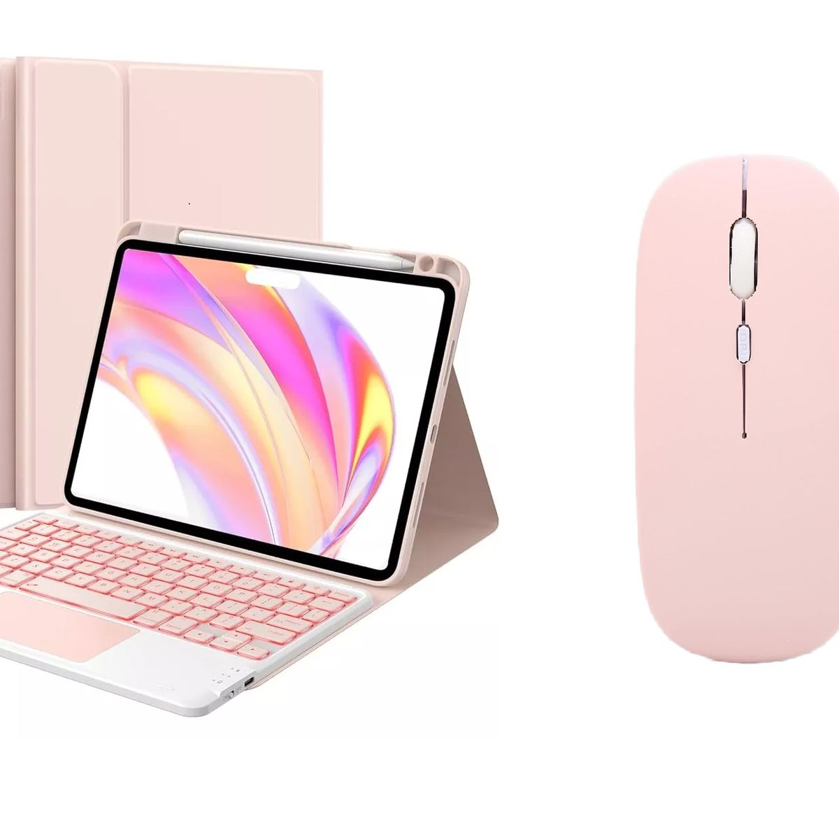 GENERICO - Funda Teclado Bluetooth con Trackpad Y Mouse para Samsung A9 X110