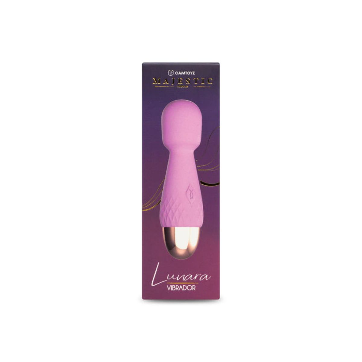 DISTRISEX - Vibrador Hitachi Lunara Lila Camtoyz  Motor Potente Silicona Premium Multi-Velocidades