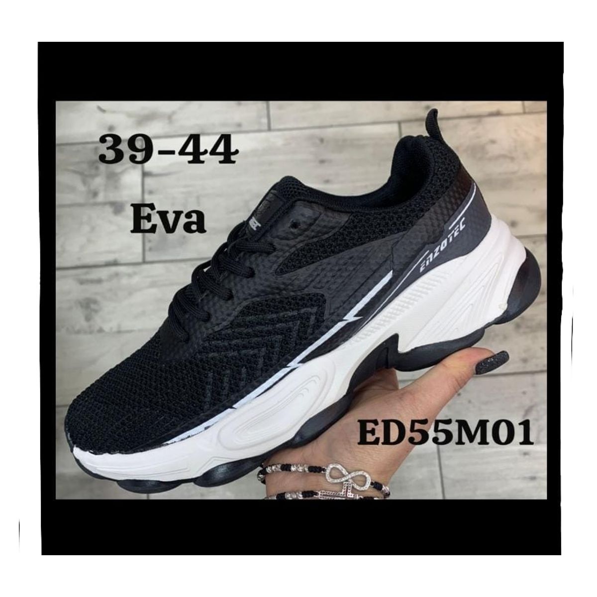 URBAN PLUS - TENIS PARA MUJER COLOR NEGRO