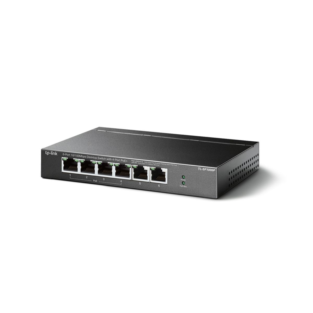 TP LINK - SWITCH TP LINK TL-SF1006P POE 6 PUERTOS 10/100 MBPS