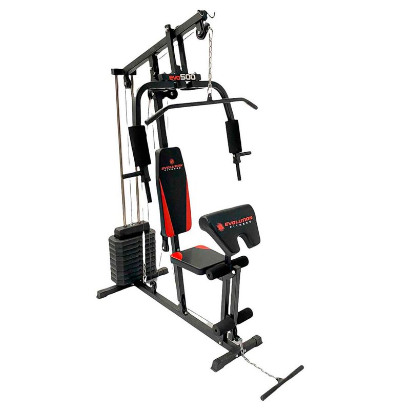 EVOLUTION FITNESS - Multigimnasio EVO 500 100 lb – Estación completa para gimnasio en casa