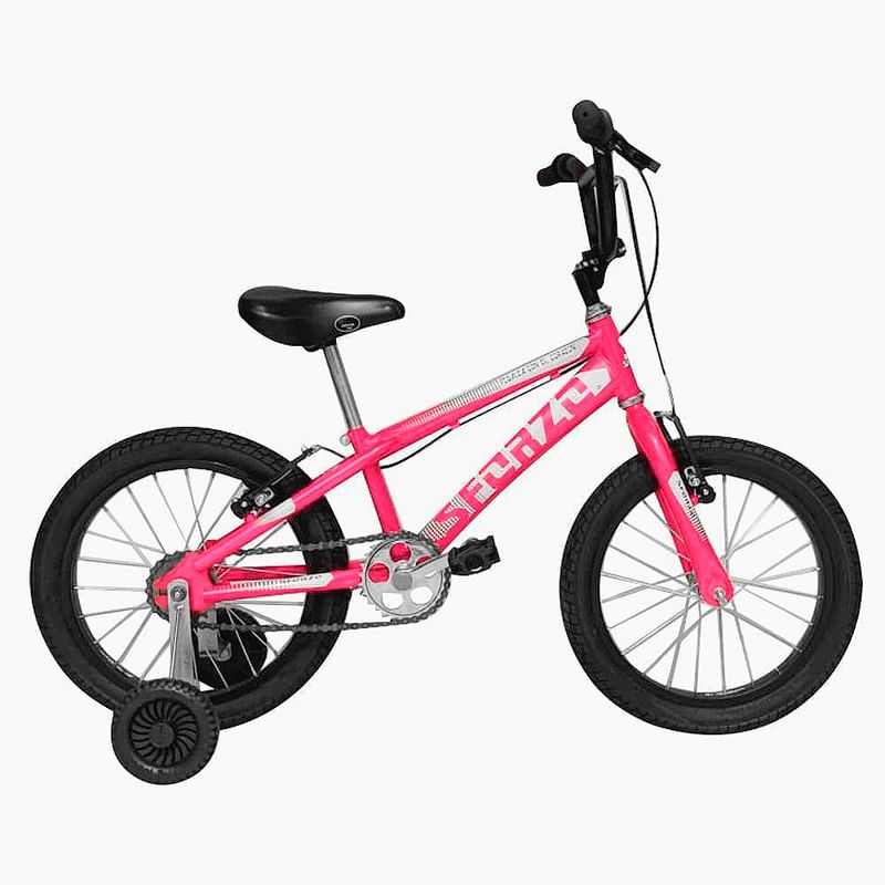 SFORZO - Bicicleta Infantil Rin 16 Con Auxiliares Verde