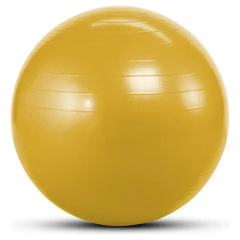 EVOLUTION FITNESS - Balón de pilates EVO 85 cm amarillo con Inflador
