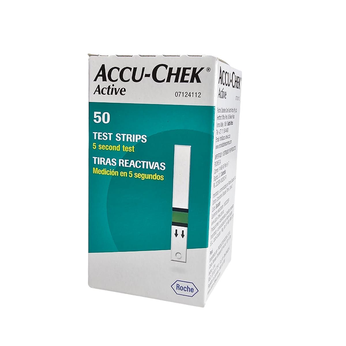 ACCU CHEK - TIRILLA  ACCU CHEK ACTIVE CAJA X 50
