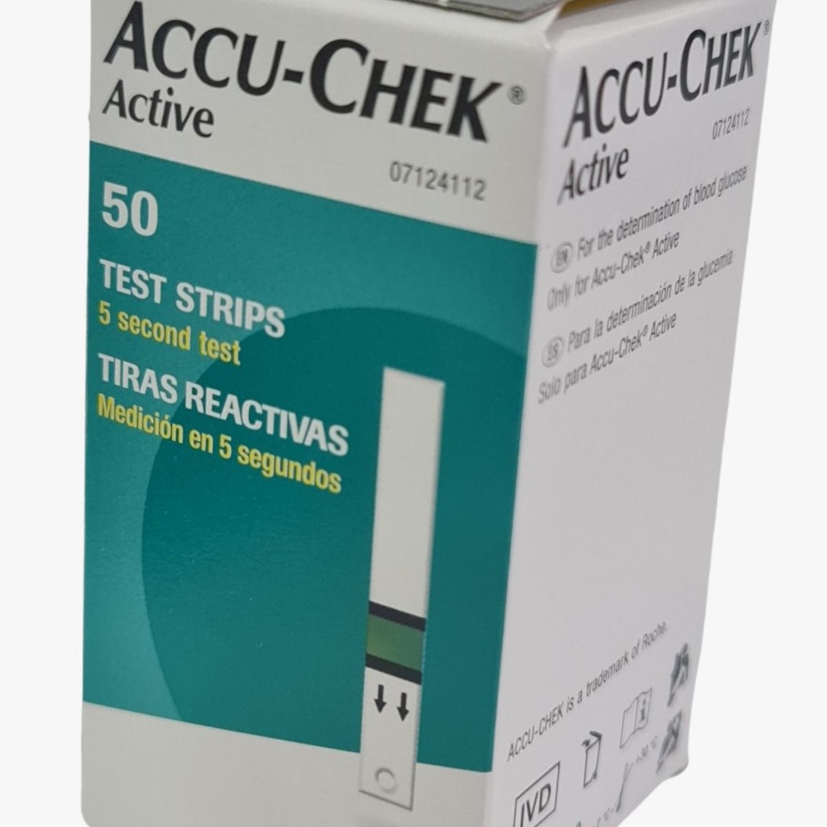 ACCU CHEK - TIRILLA  ACCU CHEK ACTIVE CAJA X 50