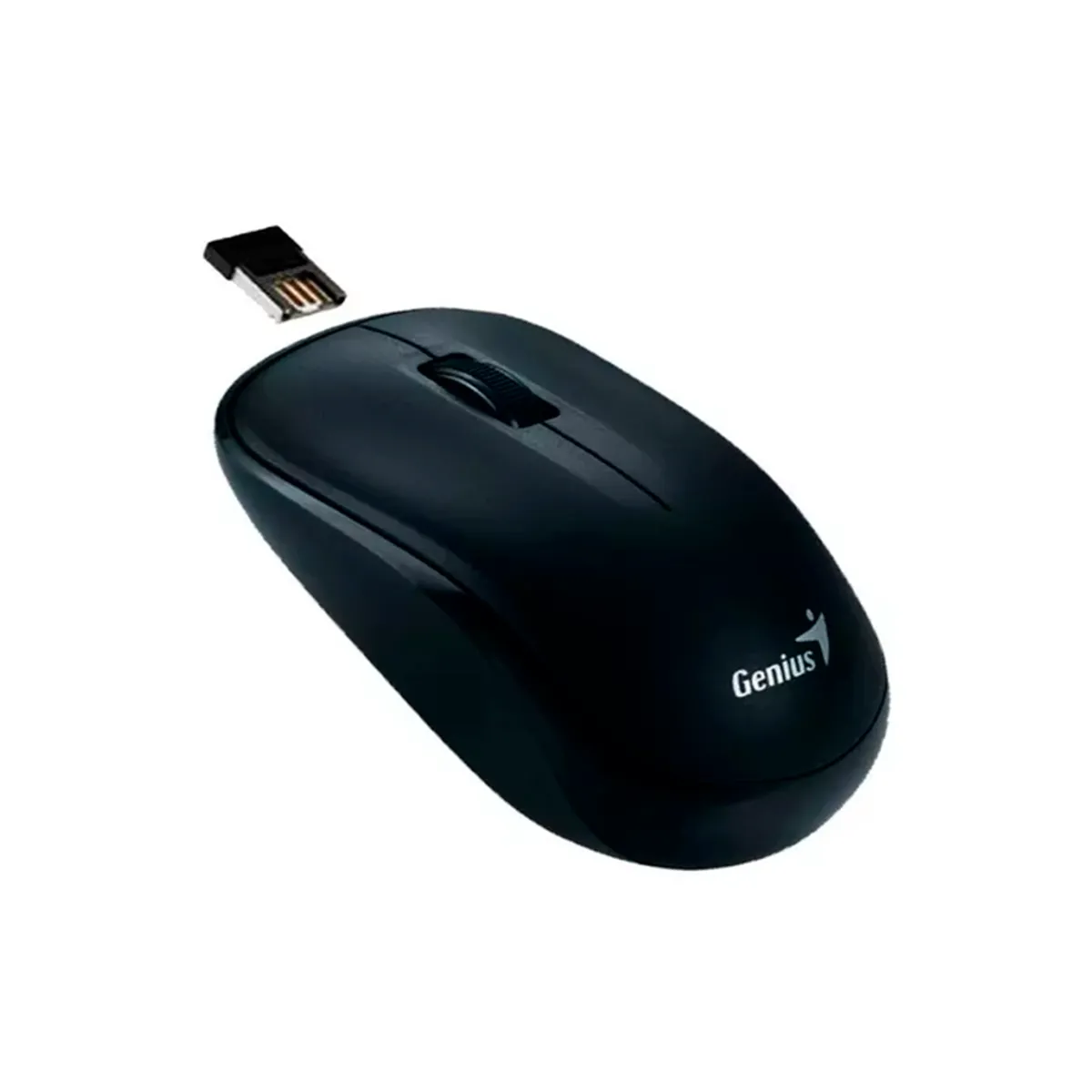 GENIUS - Mouse Ergonomico Inalambrico Genius NX-7000 Negro Portatil Ambidiestro 1200 DPI