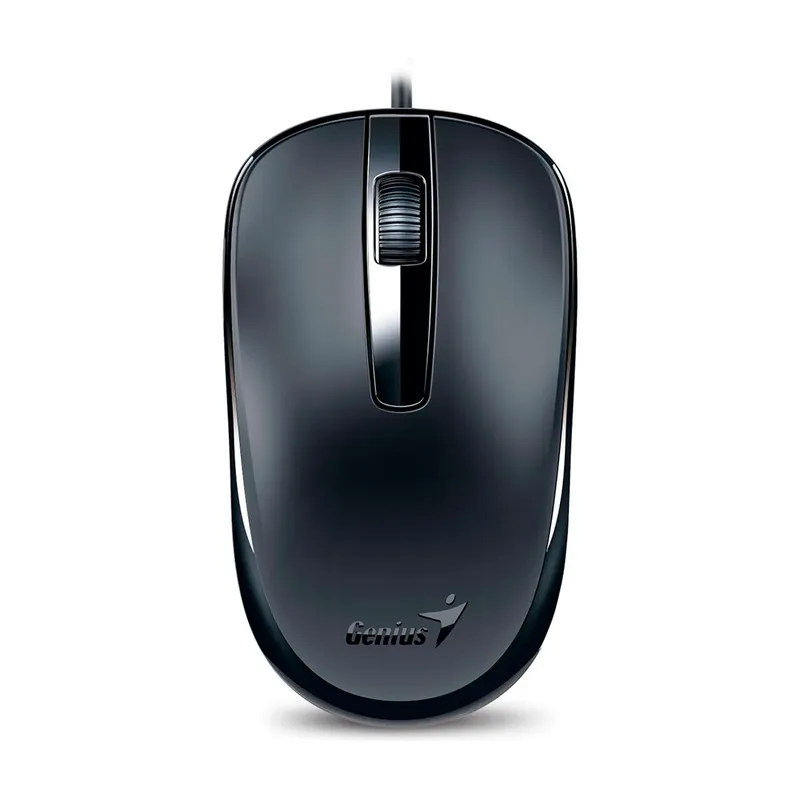 GENIUS - Mouse Genius DX‑120 USB‑C Negro  Óptico 1200 DPI