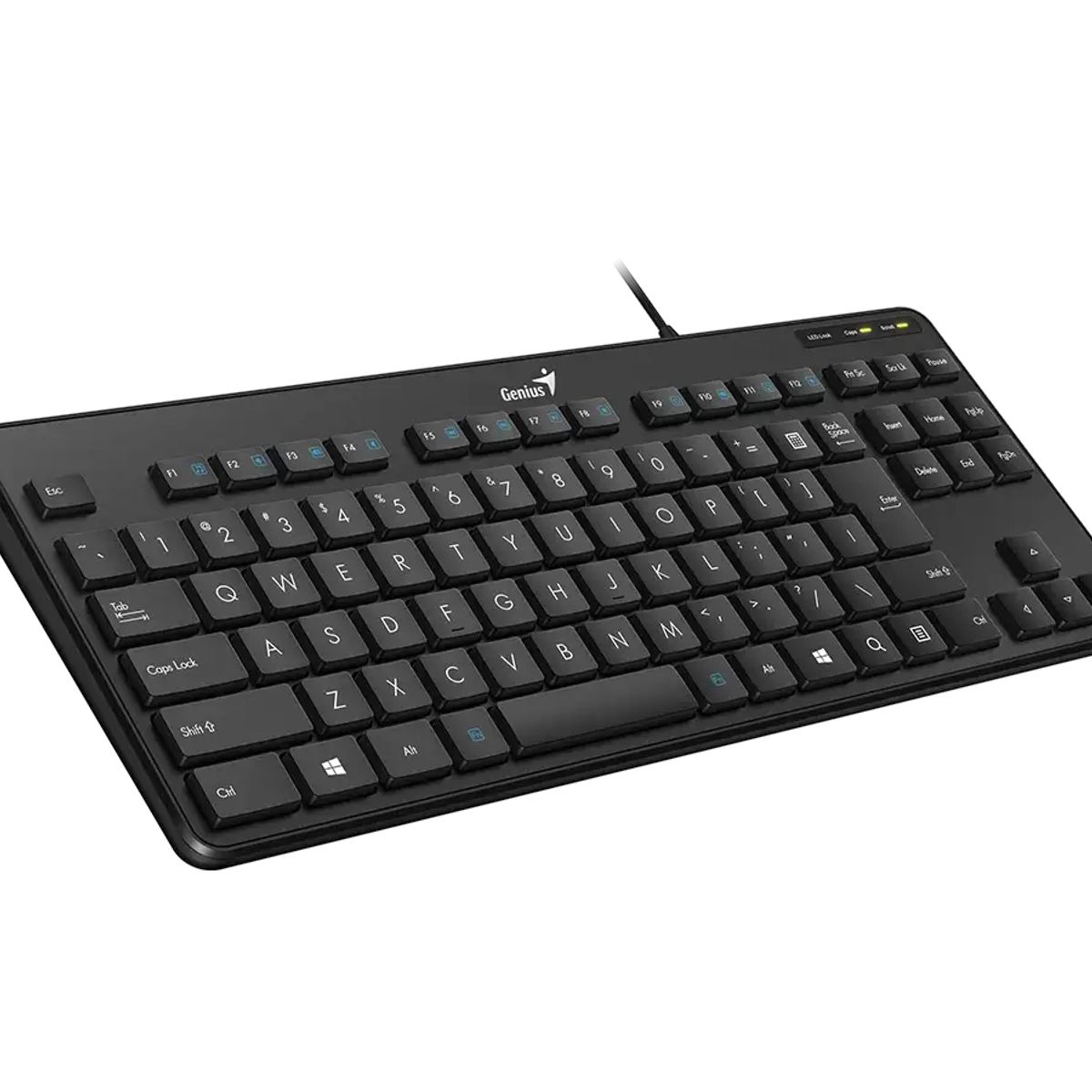 GENIUS - Teclado Mecanico Alambrico USB Genius LuxeMate 110 Silencioso y Ergonomico Para Laptop, Pc Negro