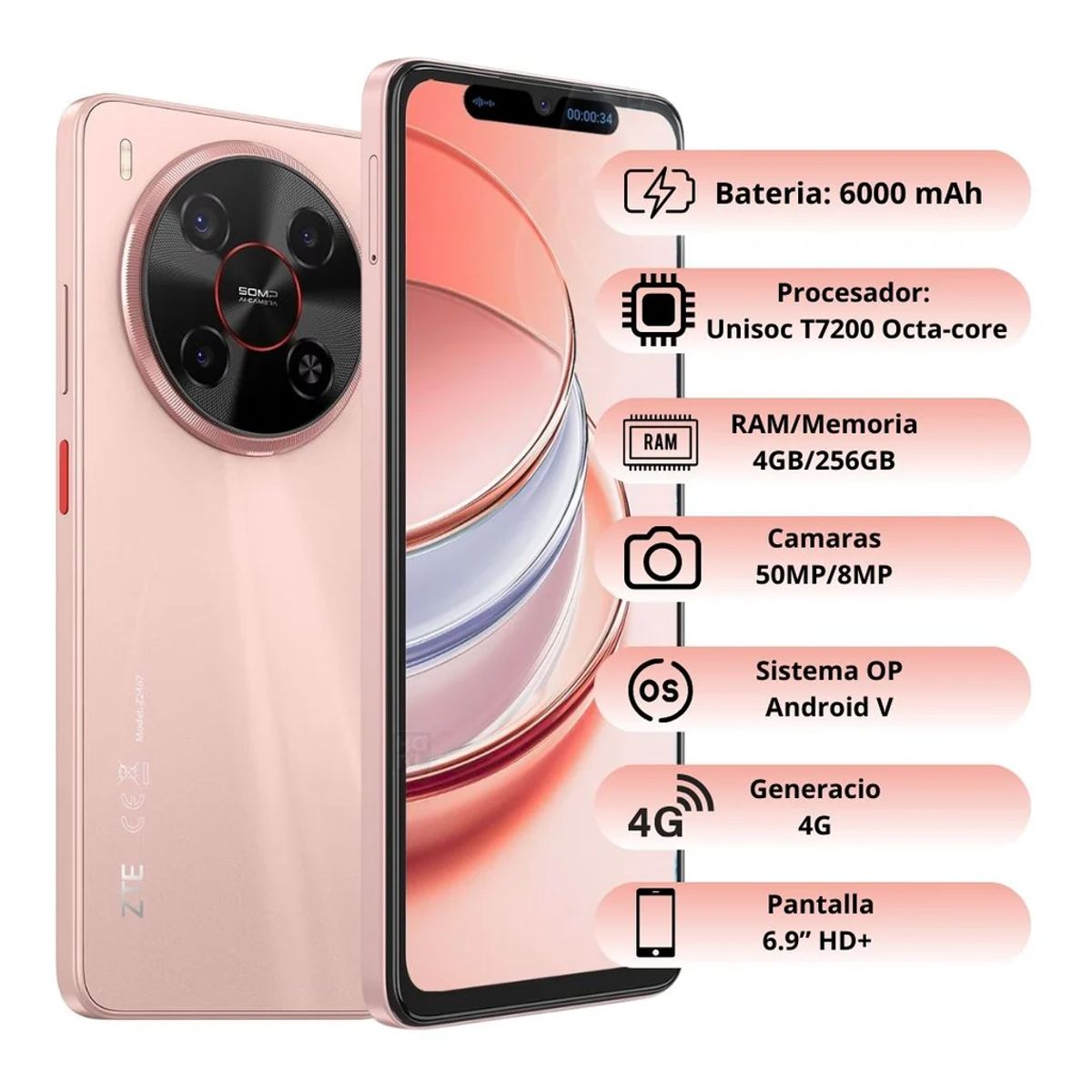 ZTE - ZTE BLADE V70 MAX 256GB ROM 10+4GB RAM