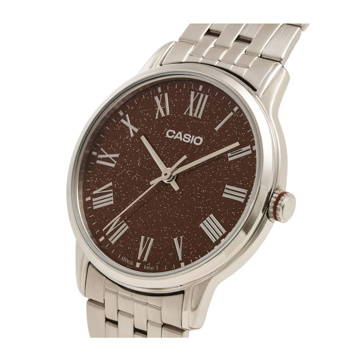 CASIO - Reloj Casio Para Hombre MTP-TW100D-5AVDF Rojo Vino Tinto Acero