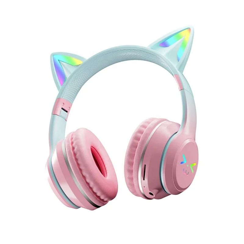 GENERICO - Audifonos Bluetooth Orejas Gato Inalambricos Diadema Gatito