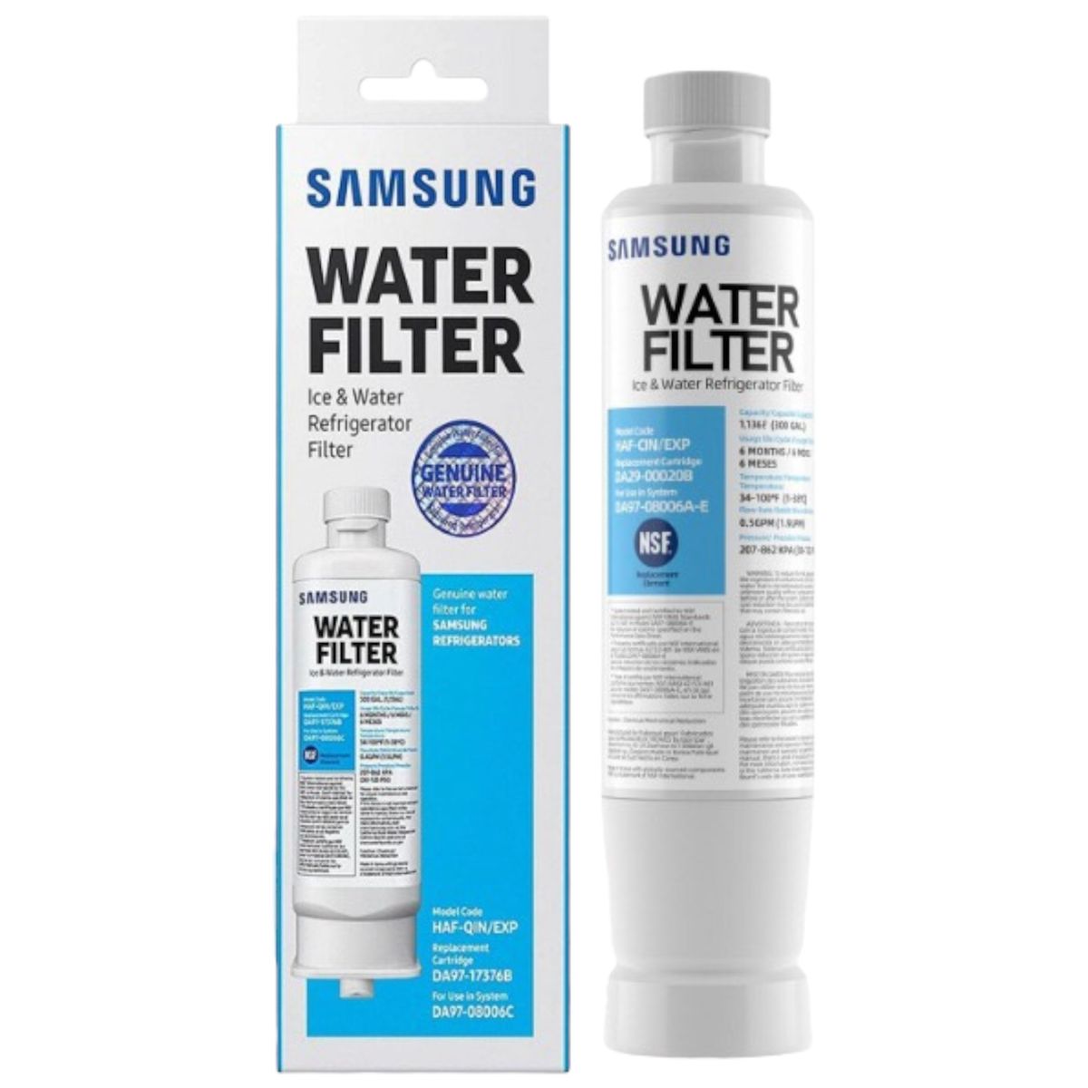 SAMSUNG - FILTRO DE AGUA SAMSUNG HAF-QINEXPDA97-17376BDA97-08006C-