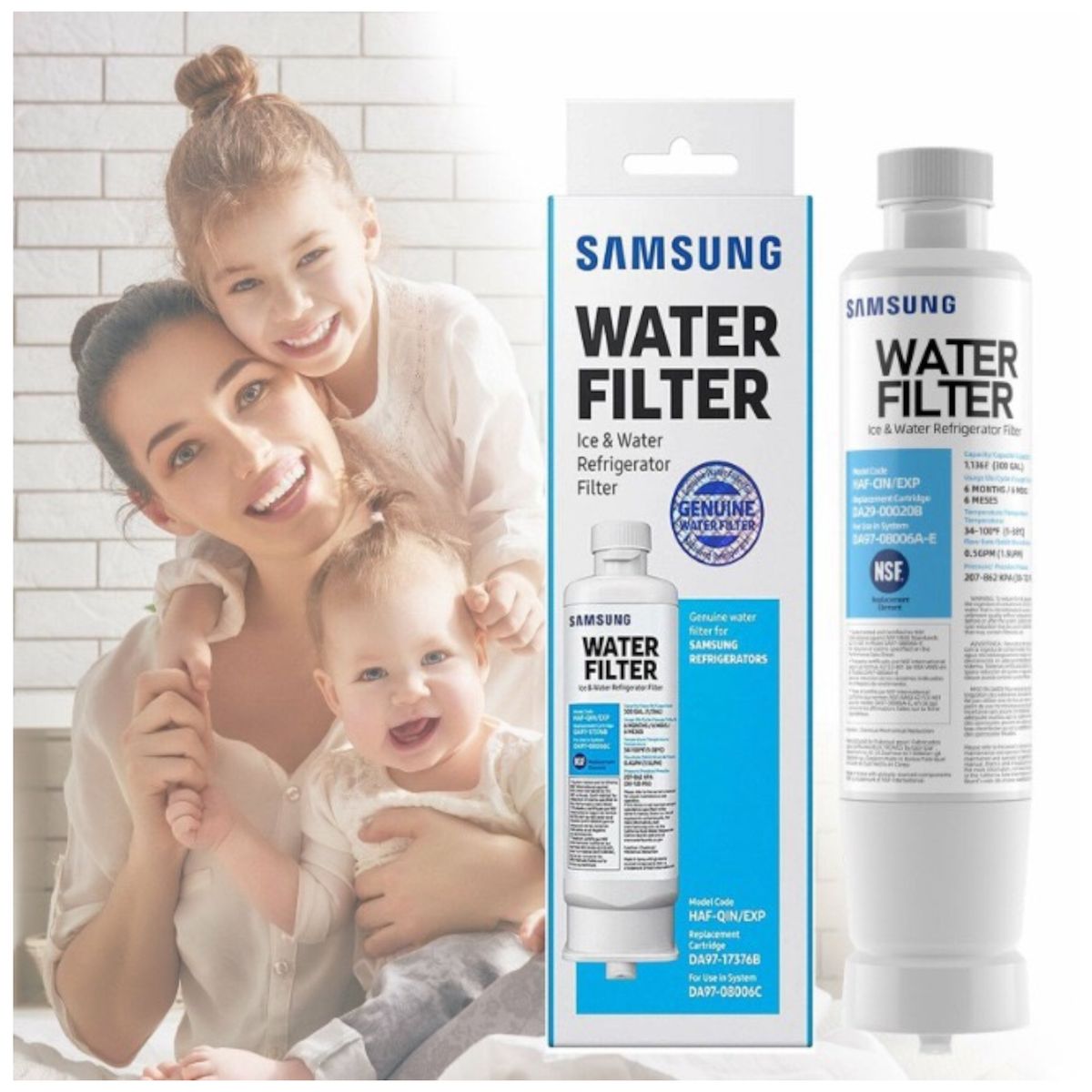 SAMSUNG - FILTRO DE AGUA SAMSUNG HAF-QINEXPDA97-17376BDA97-08006C-