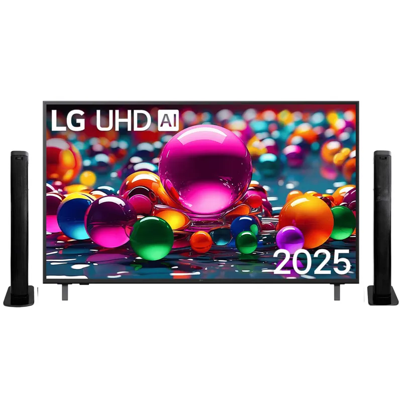 LG - Combo Televisor LG 50AU 50 pulgadas + Barra de sonido 2 en 1 Mertec