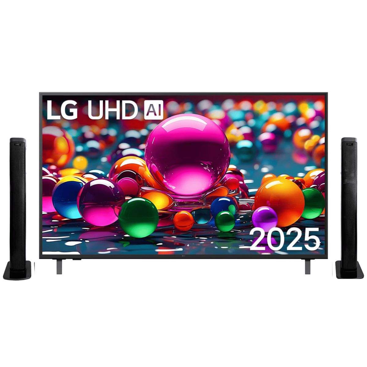 LG - Combo Televisor LG 55AU 55 pulgadas + Barra de sonido 2 en 1 Mertec
