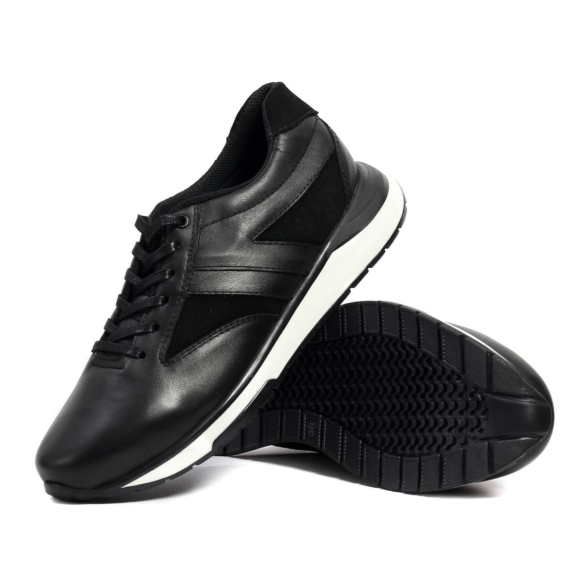 VILLABONR - Tenis en Cuero Para Hombre VillabonR VA-3013 Negro