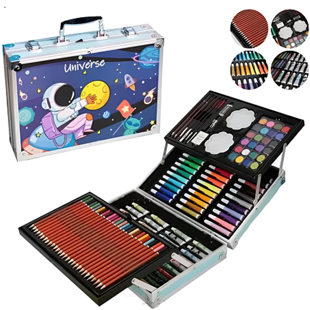 GENERICO - Maleta metálica 132 pcs 0531 -17 - 5