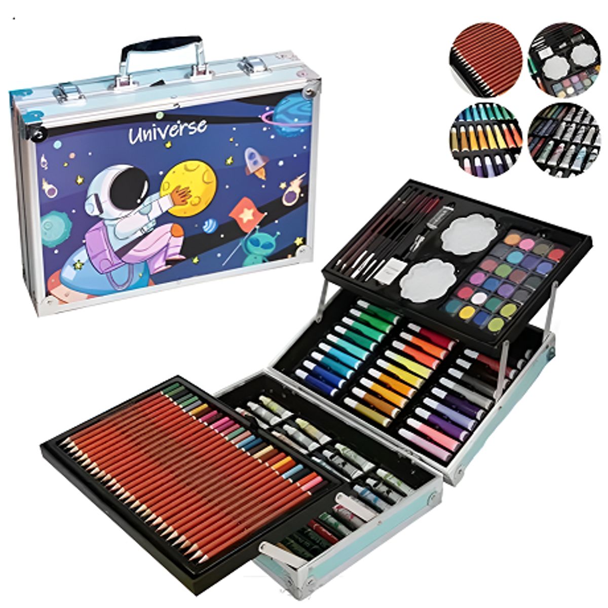 GENERICO - Maleta metálica 132 pcs 0531 -17 - 5