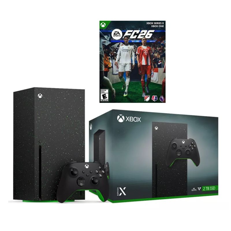 XBOX - Xbox Series X Galaxy Black 2TB  Edición Especial + FC 26  4K UHD