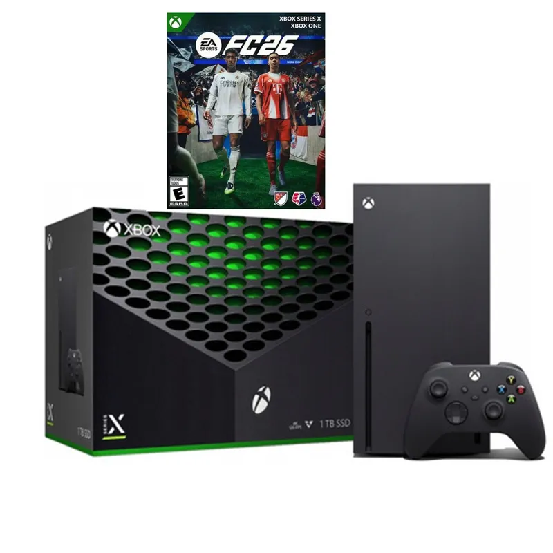 XBOX - Consola Xbox Series X con lector de disco 1TB Almacenamiento + FC 26